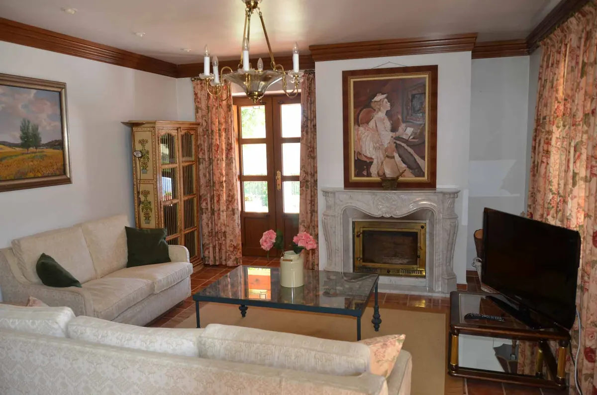 Salón con chimenea de Valimón 1